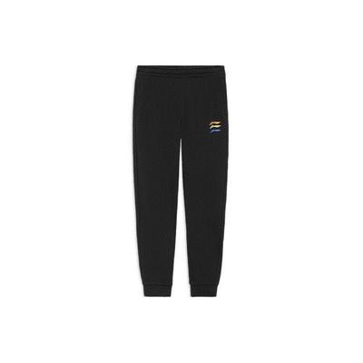 Li Ning Sports Fashion Series с вышитым логотипом, однотонные спортивные трикотажные брюки с манжетами, женские плавки, черные AKLS960-1