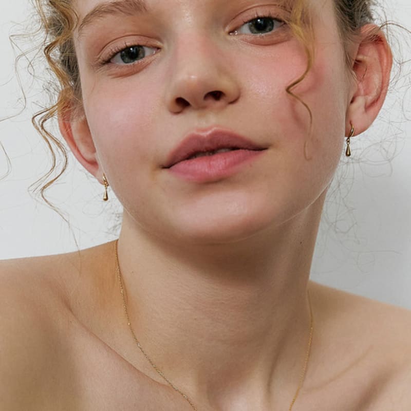 mimesi Mini Drop Earring (gold plated)