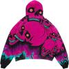 American Punk Skull 3D Print Cropped Hoodie Loose Fit Men Women Streetwear