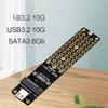Адаптер-карта M.2 B Key SSD на USB 3.2 Type C 10G, карта расширения, адаптер-конвертер для 2230/2242/2260/2JMS580 Райзеры Ca