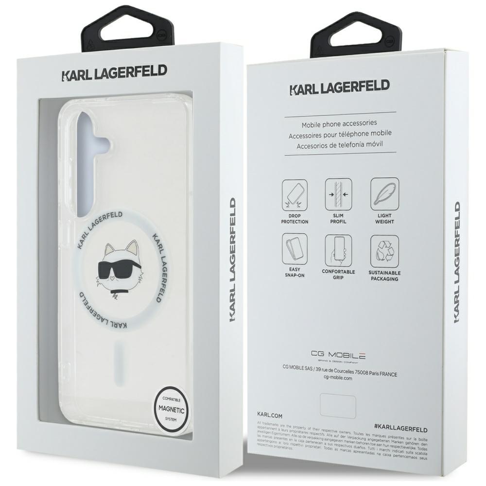 Etui do Samsung Galaxy S25 Plus Karl Lagerfeld MagSafe Białe