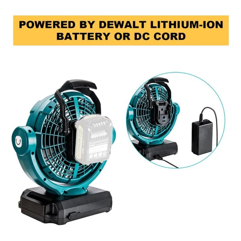 НОВЫЙ вентилятор для электроинструмента Для Bosch Для Makita Для Milwaukee Для Dewalt Для Black&Decker 14.4V 18V 20V Li-ion Battery Fan DCB200 DCB205