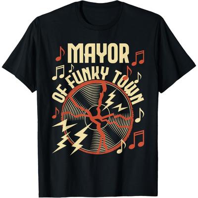 Мэр Города Фанка - Вечеринка в стиле фанк 1970-х, Грув 70-х Футболка