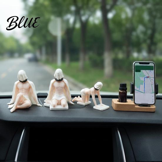 Индивидуальный Декор Салона Автомобиля 3D Печатный Маскированный Горячий Персонаж Украшение Крутой Загадочный Персонаж Фигурка Стабильное Новинка Подарки для Геймеров Основа Настольный Дисплей