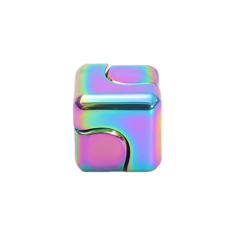 Семицветный металлический волчок: Потрясающий EDC Фиджет-спиннер Слепой бокс