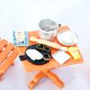 [JN] 1 Набор Кукольный домик Миниатюрная кухня Модель для готовки и выпечки DIY Мебель Аксессуар
