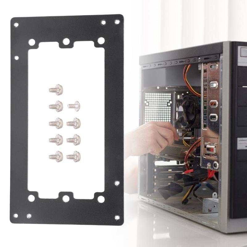 Toolless Installation Metal PC ATXs Power Supply Mounting Bracket Optimized for Enhances Heat Dissipation