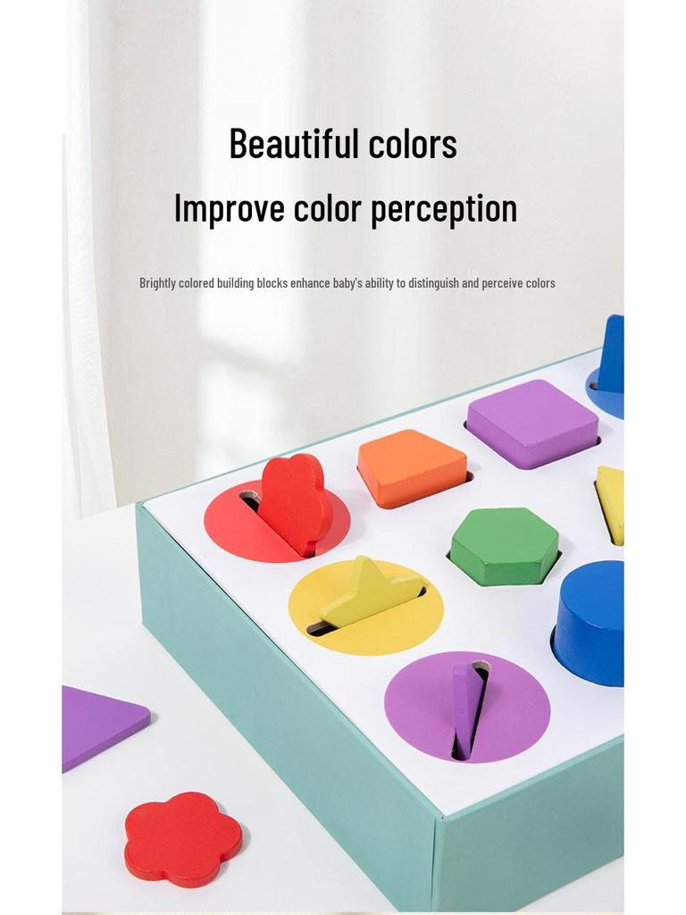 Kids' Shape & Color Sorting Coin Box: Early Learning Cognitive & Motor Skills Toy