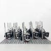 Средневековый Римский Рыцарь Крестоносцы Спартак Эомер Король Халдир Урук-хай Солдат Фигурки с Копьем Строительный Блок Детские Steam Игрушки