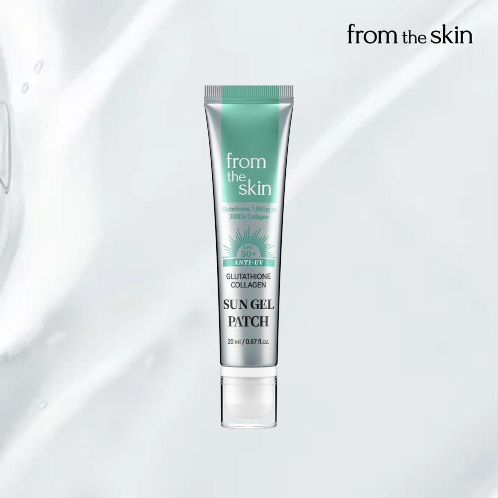 Из набора Skin Glutathione Collagen Sun Gel Patch 20 мл + Collagen Pack 50 г / Сумка для покупок + бесплатный подарок в комплекте, 1 шт., 2 шт.