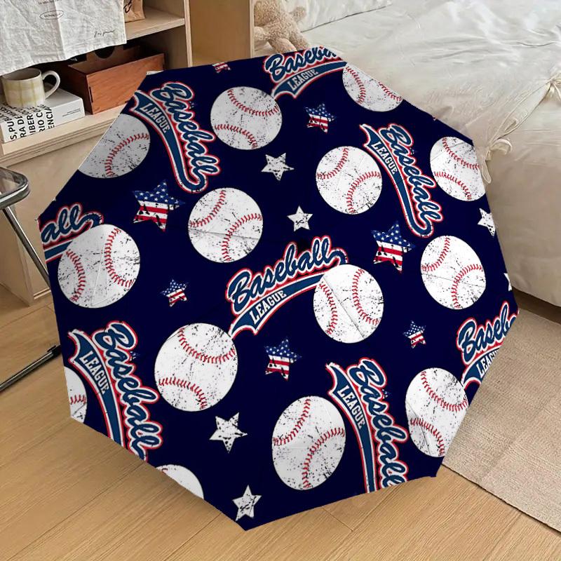 1PC Baseball League Umbrella-8-Rib Reinforced Portable Folding Travel Suitable for All Seasons Outdoor Daily Use Is an Ideal Choice -F337