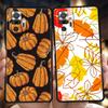 Leaves Fall Fox Pumpkin Halloween Phone Case For Xiaomi Redmi Note 12 5G 10C 10 11 9 8 Pro Plus 9S 7 8T 9T 9A 8A 9C K50 Cover