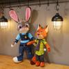 Zootopia Plush Toy Dolls: Fox, Nick, Rabbit, Judy, Doll, Fox, Rabbit