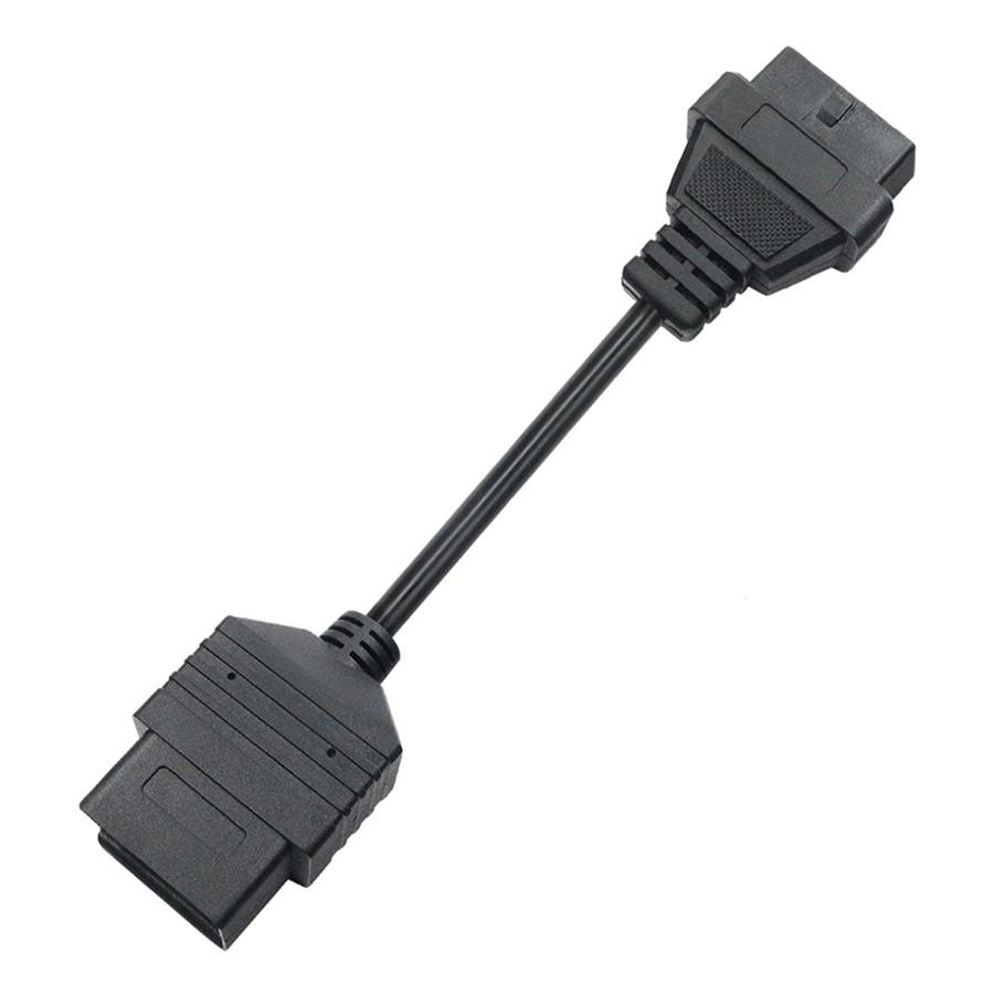 For Toyota 17pin to 16pin OBDII Extension Cable Connector Adapter