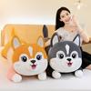 New Husky Long Pillow Plush Toy Doll Shiba Inu Doll Ragdoll Girls Gift