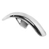Motorcycle Front Fender, Stainless Steel, 56cm Long, Retro Design, Corrosion-Resistant, Silver Chrome, Replacement for Suzuki GN 125 Motorcycles