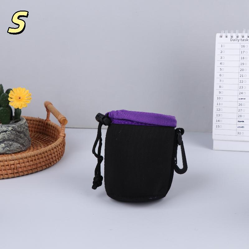Camera Lens Cover Neoprene Lens Bag Waterproof Soft Camera Lens Pouch Shockproof Camera Lens Bag For Most Digital Slr Camera