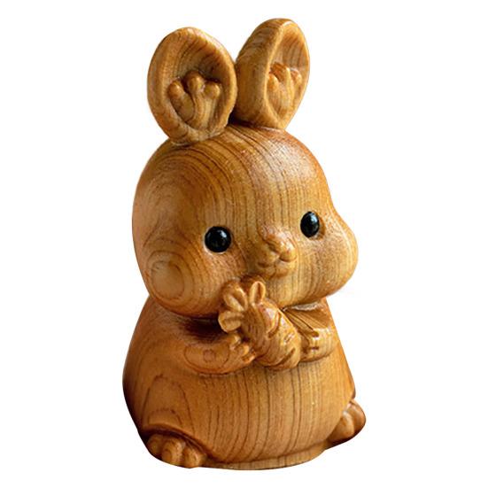 Yousheng Zodiac Animal Figurine Handcrafted Wood Chinese Zodiac Signs Multifunctional Mini Zodiac Table Decoration Gift for Zodiac Enthusiasts