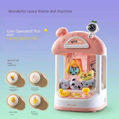 Мини-машинка для игрушек с когтями для детей - подарок на день рождения от 4 лет с 3 зажимами для кукол