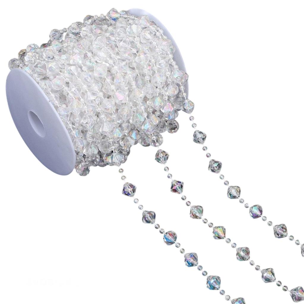 Bead Chain Clear Plastic Craft Bead String Handmade Jewelry Accessories For Art Craft Necklace Bracelets Jewelry Making
