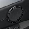1 Pair Carbon Fiber Car Interior Door Speaker Cover For BMW Z4 E89 2009-2016