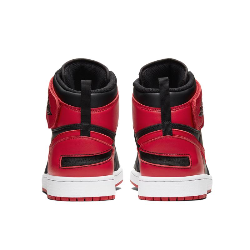 Jordan 1 High FlyEase Bred Белый Носок Jordan CQ3835-001