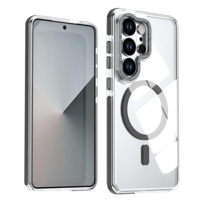Подходит для Samsung S26Ultra прозрачный чехол для телефона Простой Samsung S25/25Plus магнитный чехол для телефона