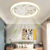 IRALAN Modern Ceiling LED Light Fan Decoration Home Silent with Remote Control Ceiling Fan Lamps for Room Kitchen Bedroom