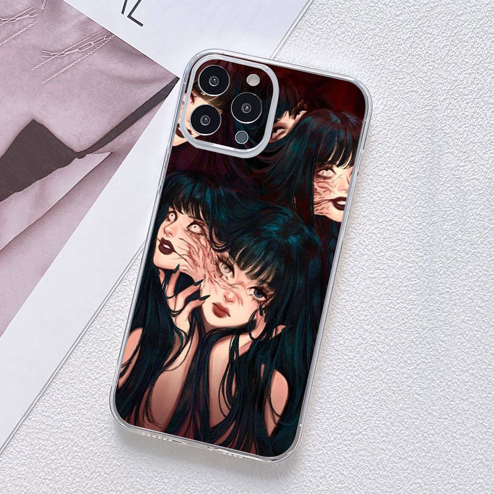 For Motorola Moto Edge 40 30 Neo G54 G24 G84 iPhone 15 14 Xiaomi Redmi Note 13 12 11 Pro Samsung Galaxy A34 A54 Tomie Junji Ito Anime Collection Case