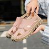 Women's Sandals Summer Pink Mary Jane Men Beach Shoes Closed Toe Casual Walking Sandals Plus Size