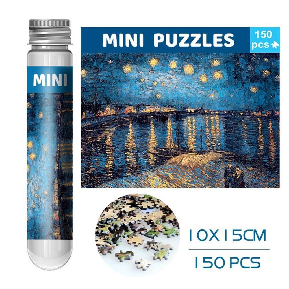 150PCS/Set Oil Painting Oil Painting Jigsaw Gifts Decompression Game Jigsaw Puzzles Adult Children