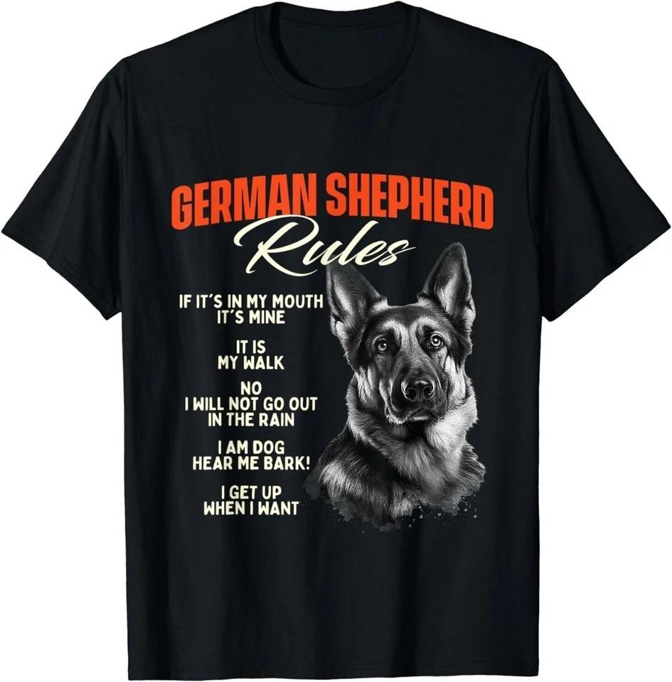 German Shepherd Rules - Dog Lover Animal Unisex Shirt S-5XL O1024