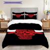 Chicago Bulls Logo Three-piece set(1 * duvet cover + 2 * pillowcase, without core) Duvet cover and pillowcase Christmas birthday gift
