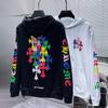 8318 CHROME HEARTS 2025 New Spring and Autumn Plus-size Thin Style Classic Style Logo Hooded Sweatshirt for Couples
