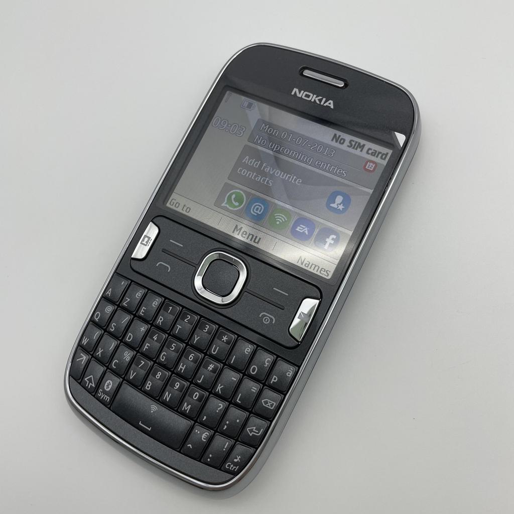 Refurbished Nokia Original Nokia Asha 302 3MP 2.4 inches Mobile Phone with 1 SIM