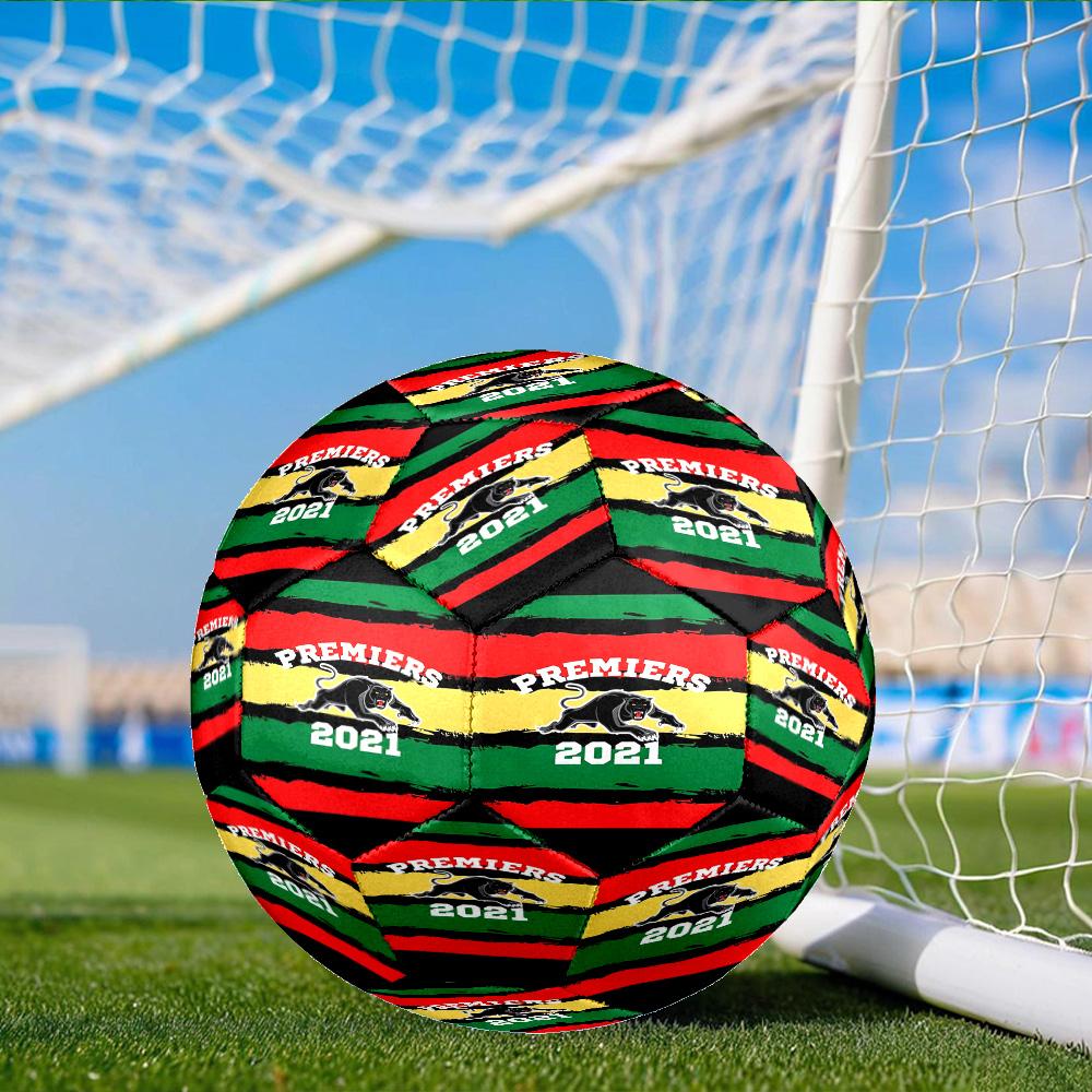 Panther Panthers Spirit Size 5 Soccer Ball, Suitable for Training and Matches, High-Elasticity, Wear-Resistant Material Gift for Fan
