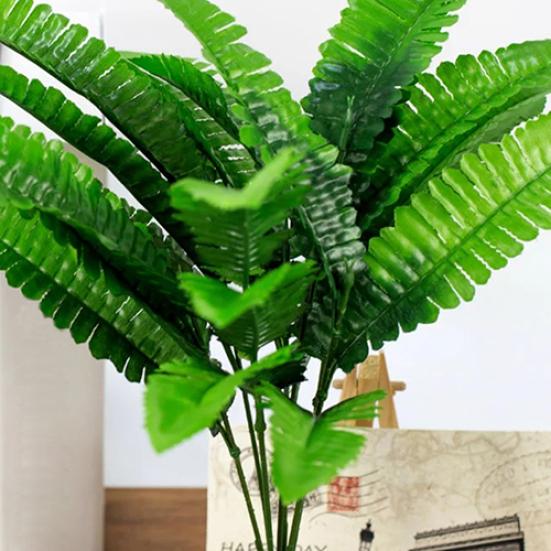 1Pc 7 Branches Home Office Party Decoration False Plant Artificial Fern Leaves