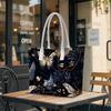 Elegant Butterfly Print Tote Bag for Women Daily Use Casual Shoulder Handbag