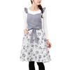 Francfranc Lilia Full Apron, Gray