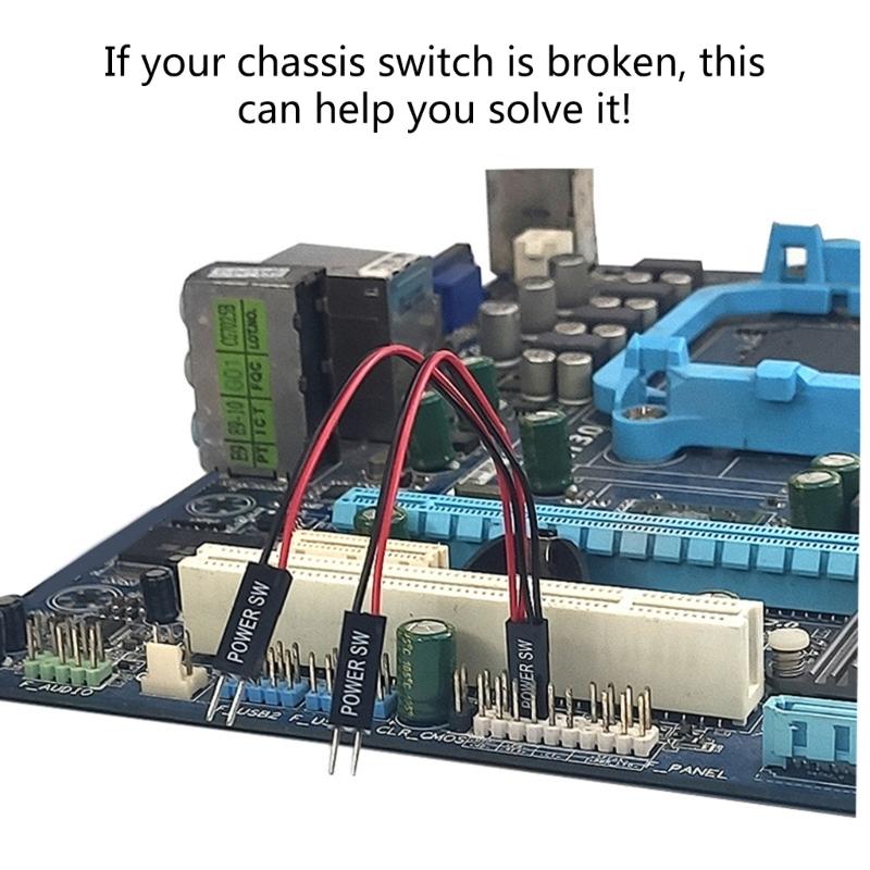 Кнопка питания ПК Настольный ПК Компьютерный корпус Выключатели питания Кнопка хоста компьютера Питание Принадлежности с удлинительным кабелем