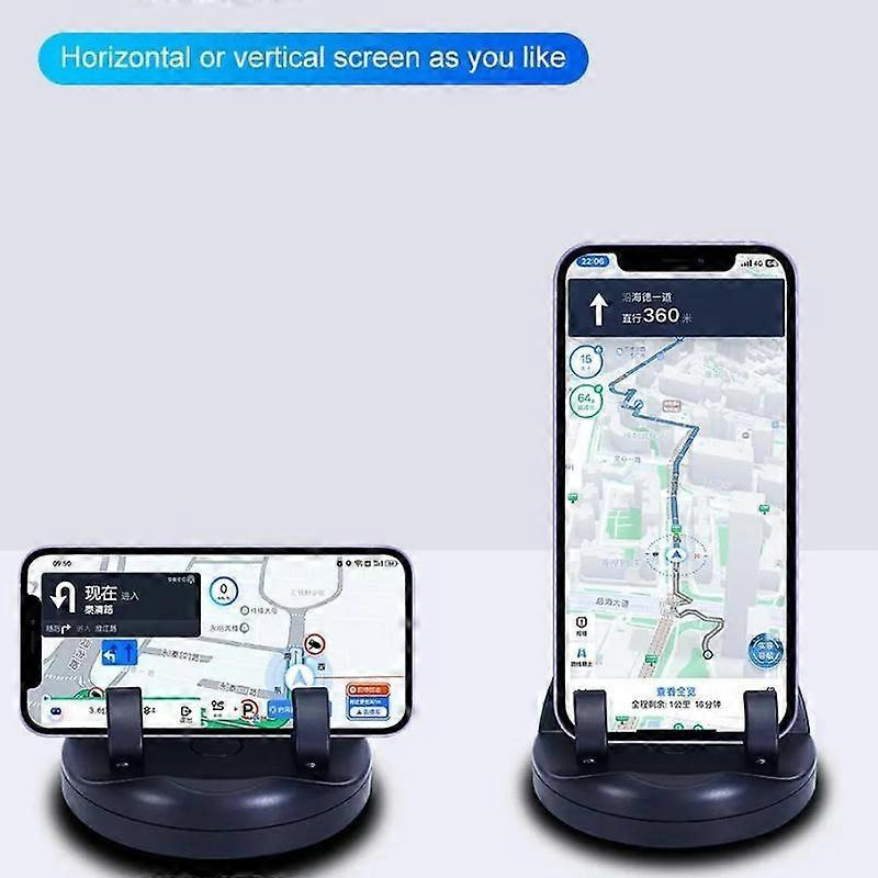 Вращающийся на 360 градусов автомобильный держатель для мобильного телефона, настольный кронштейн для крепления телефона на приборной панели, нескользящий навигатор, поддержка GPS в автомобиле с номерным знаком