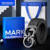 Mark Fairwhale Мужской деловой ремень из натуральной кожи