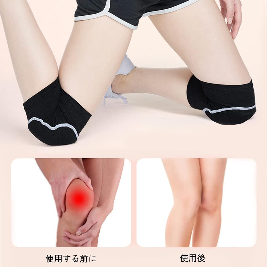 Knee Pads for and Other for Both with and Protection for and Outdoor Work Farming, Gardening, Work, Black, Knees, Thick, Lightweight,