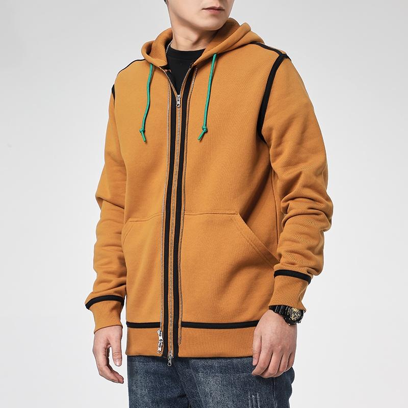 Converse UTILITY FULL ZIP Hoodie Asia Sizing 'Dark Soba Brown' Unisex 10019463-A13