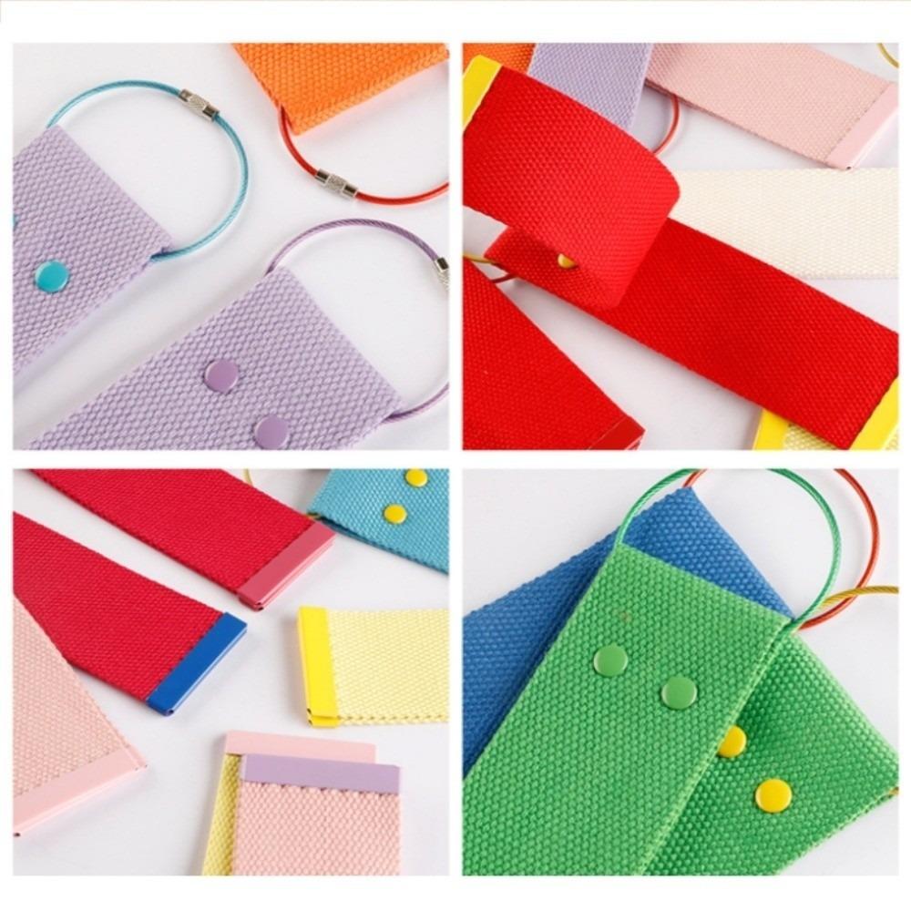 Versatile Keychain Lanyard Korean Style DIY Blank Canva Strap Name Tag Ribbon Rope Keychain Unisex
