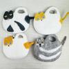 Handmade Wool Felt Cat Crossbody Bag Small Cute Cartoon Purse Women Daily Use Minimalist Ins Style