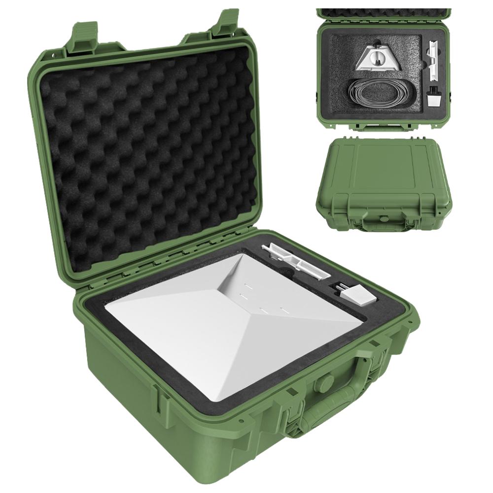 Кейс Starlink Mini Жесткий водонепроницаемый дорожный кейс Starlink Mini Для с внутренней пеной для аксессуаров Запираемая сумка для хранения