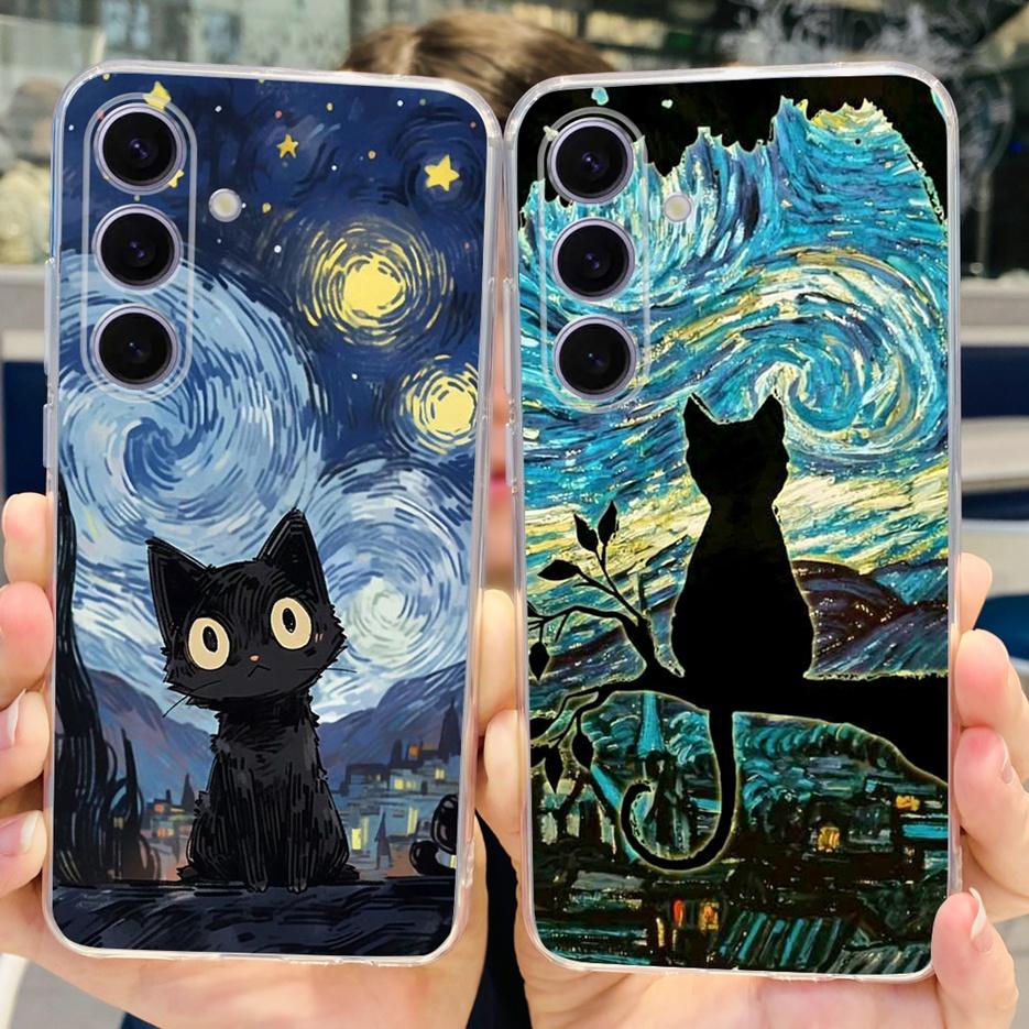 Чехол для Samsung Galaxy S24 Plus SM-S926B Милый Модный Расписной Чехол Мягкий Тонкий Чехол для Телефона Для Samsung S24 Ultra S 24 S24+ Fundas