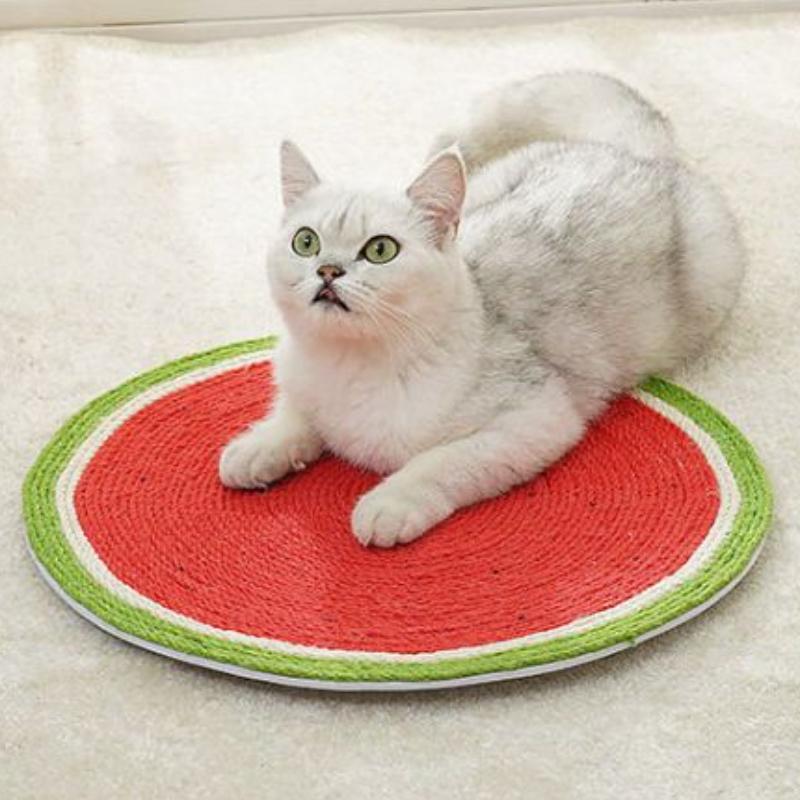 Когтеточка для кошек, сизаль, коврик для кошек, вертикальный коврик из кактуса, игрушка для стачивания когтей, износостойкие и не вызывающие перхоти товары для кошек
