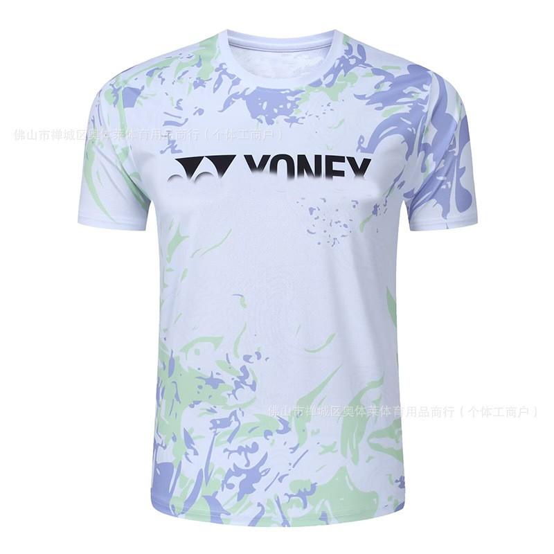 Quick-Dry Breathable Badminton Shirt Men Women Kids Short Sleeve Sport T-Shirt Athletic Wear